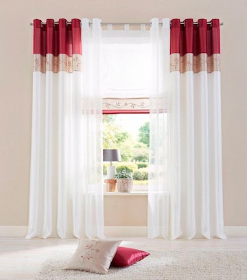 MY HOME Curtains & Drapes 'SOREL' in Red: front