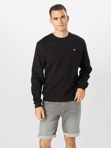 Coupe regular Sweat-shirt Iriedaily en noir : devant