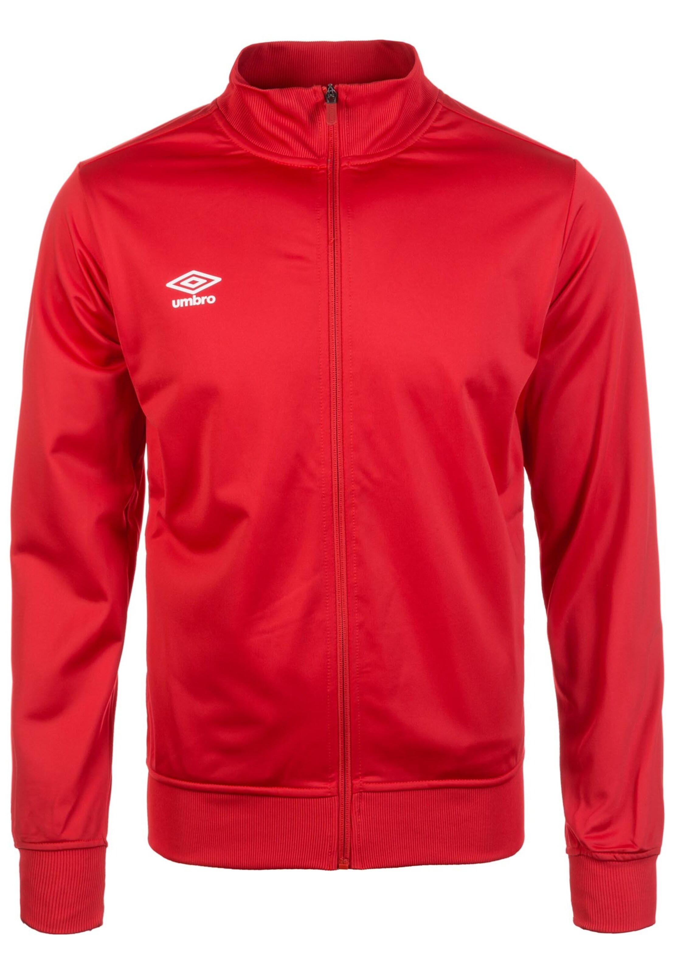 UMBRO - Sportsweatvest 'Club Essential' in de kleur Rood