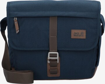 JACK WOLFSKIN Schoudertas 'Camden Town' in Blauw: voorkant