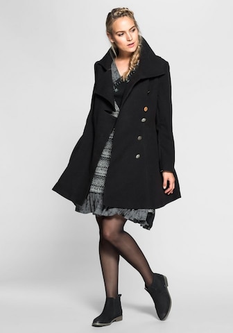 JOE BROWNS Between-Seasons Coat in Black: front