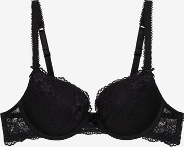 LingaDore Push-up Bra 'DAILY' in Black: front