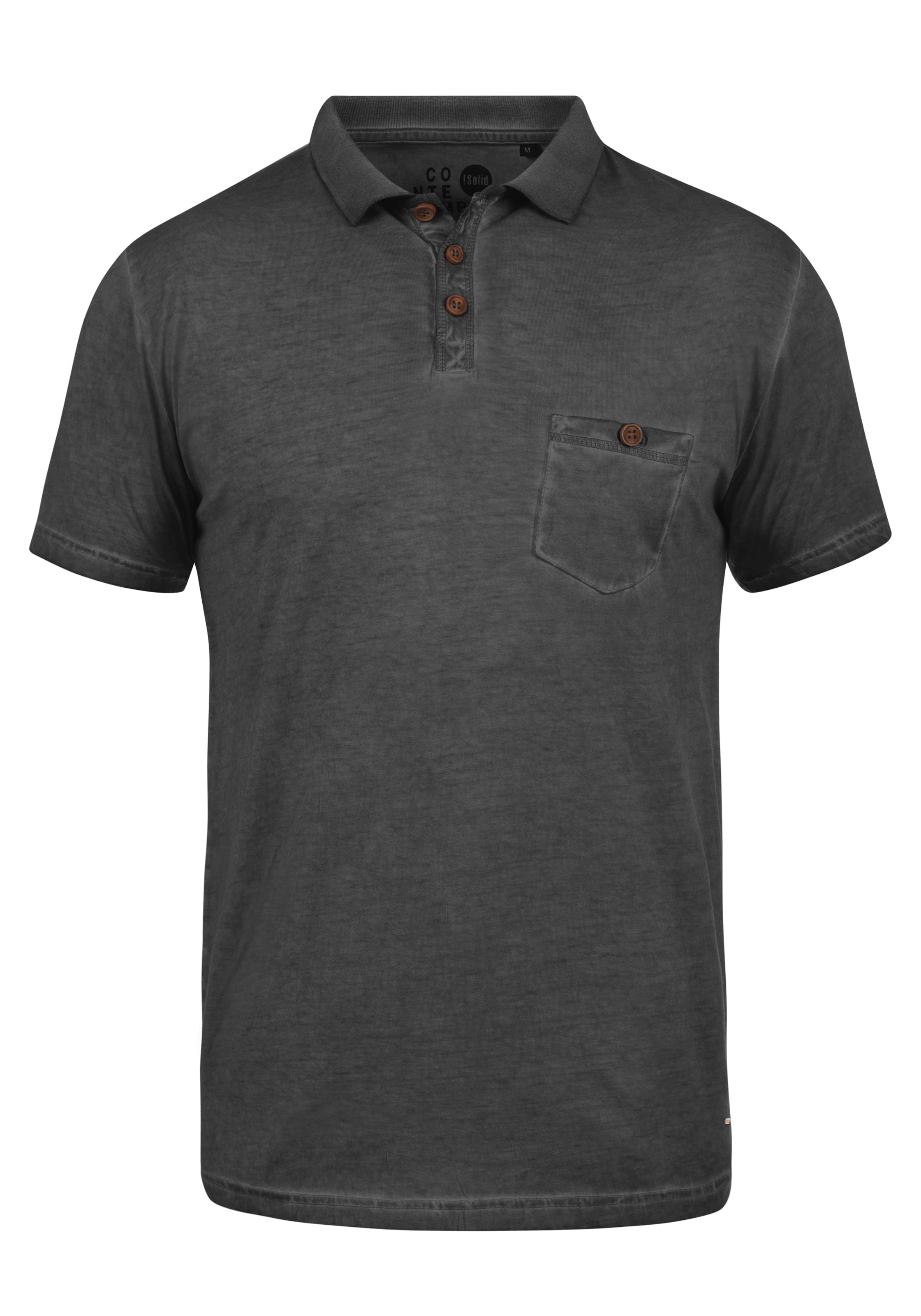 Maglietta 'Termann' di !Solid in nero: frontale