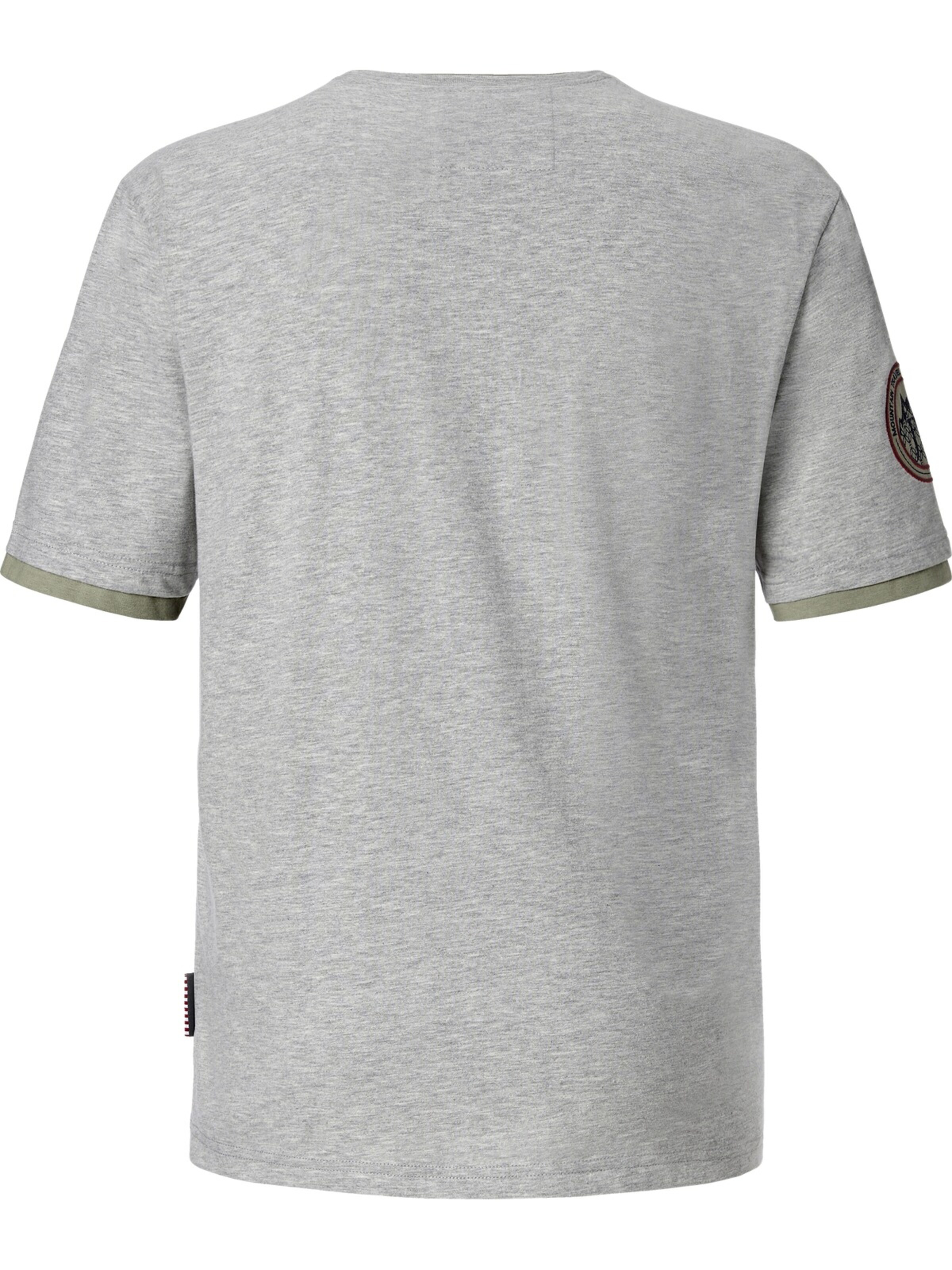 Jan Vanderstorm Shirt 'Sölve' in Grey