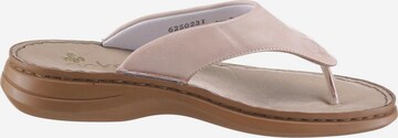 Rieker T-Bar Sandals in Pink