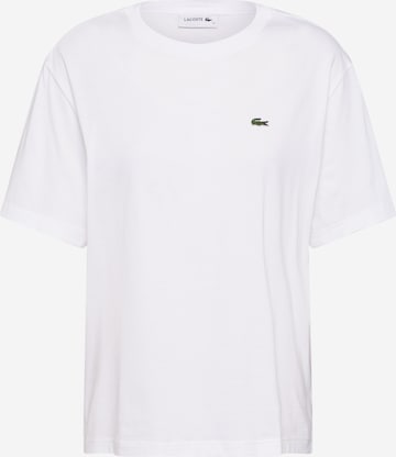 LACOSTE Majica | bela barva: sprednja stran