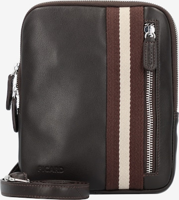 Picard Crossbody Bag in Brown: front