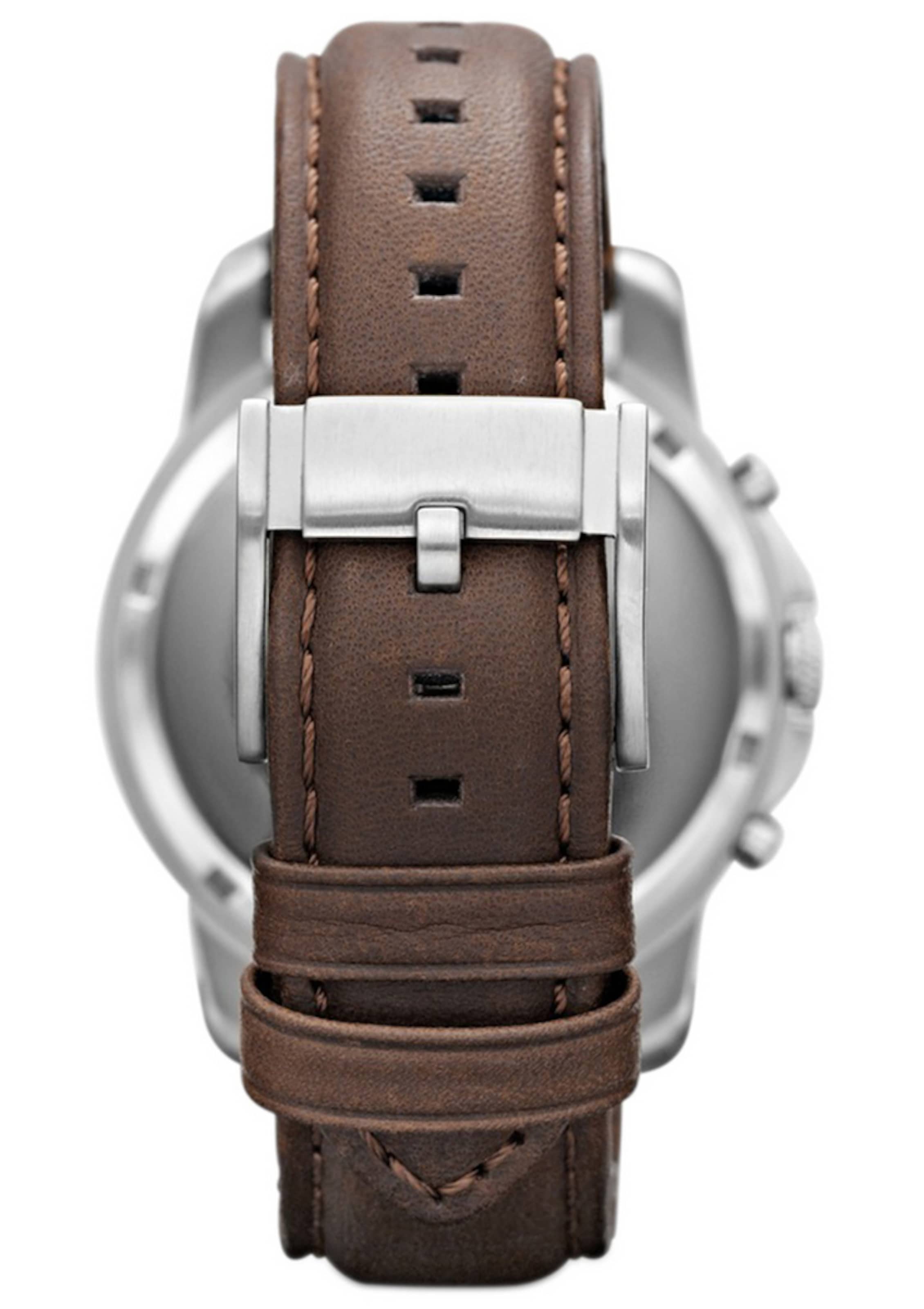 FOSSIL Аналоговые часы 'GRANT' в Коричневый