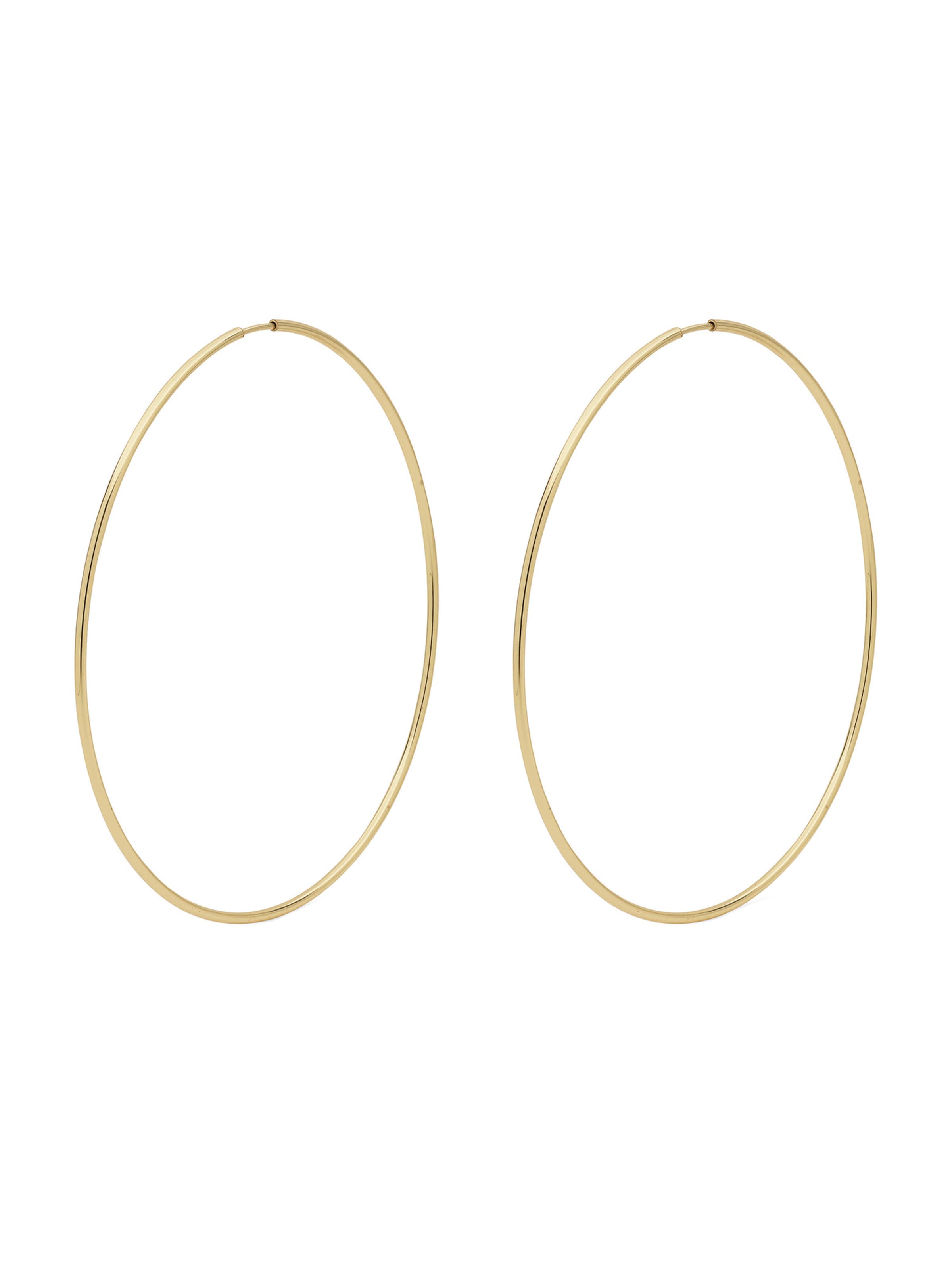 Pilgrim Náušnice 'Sanne' - Zlatá: predná strana