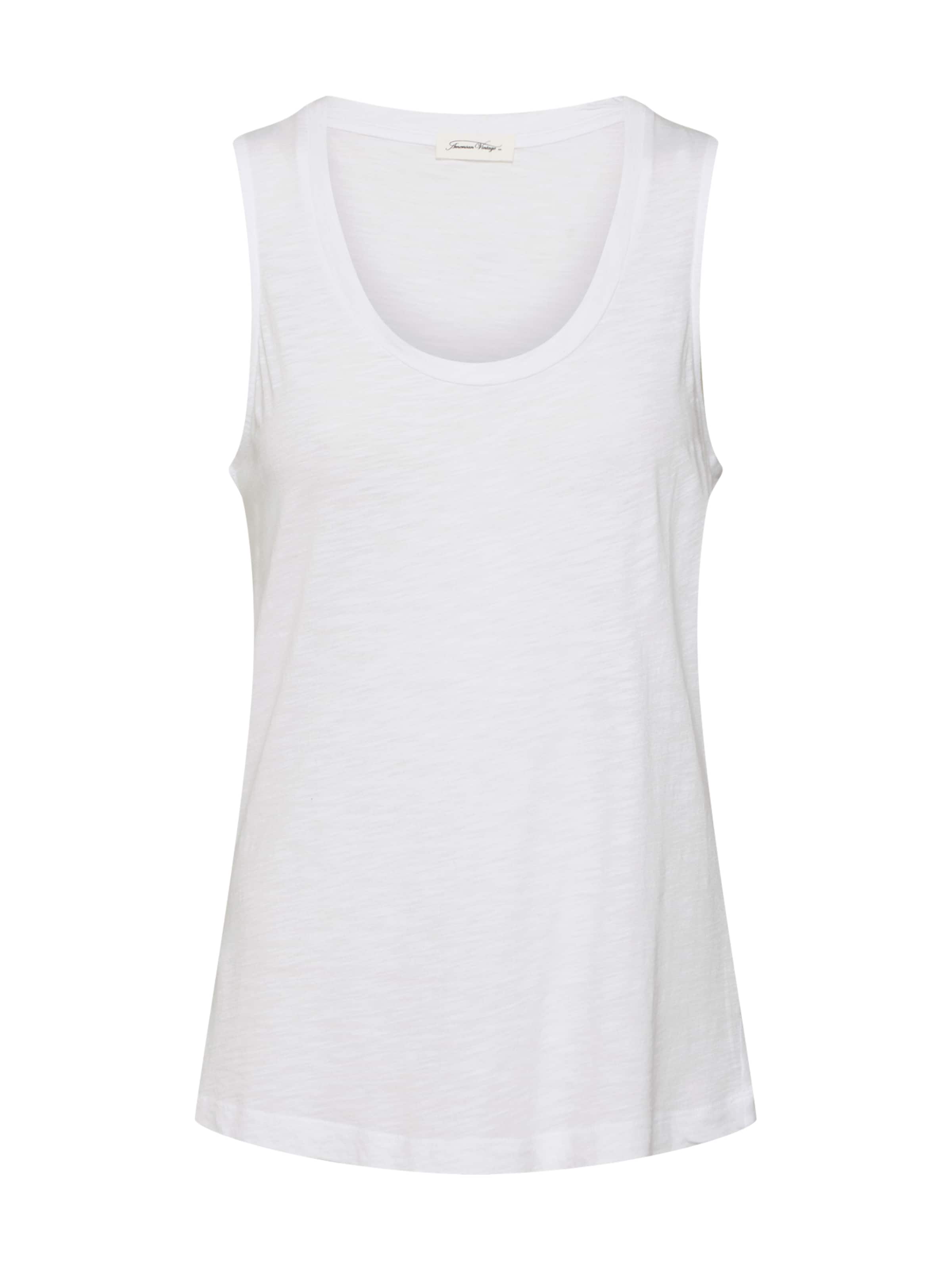 AMERICAN VINTAGE - Top 'Jacksonville' en blanco: frente