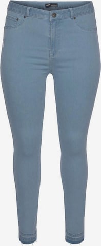 ARIZONA Skinny Jeans in Blue: front