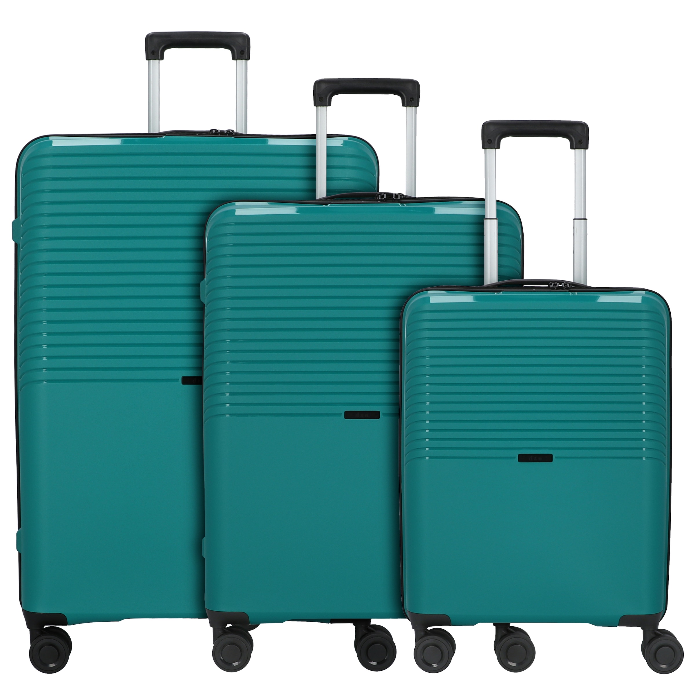 D&N Kofferset in Groen: voorkant