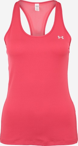UNDER ARMOUR Sports Top in Pink: front