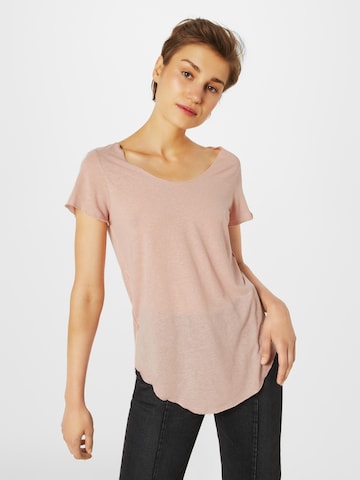 VERO MODA Shirt 'Vmlua' in Pink: front
