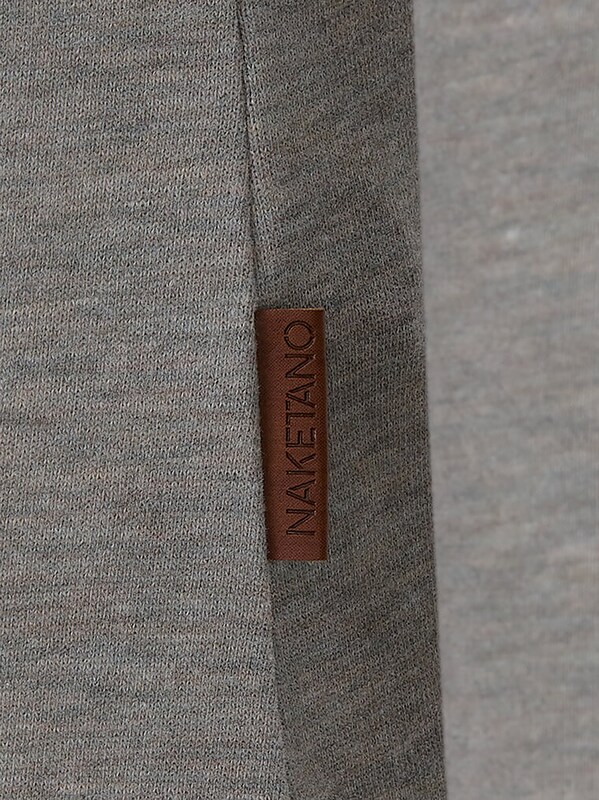 naketano Sweatshirt 'Kurzer Schniedelwutz' in graumeliert naketano Sweatshirt 'Kurzer Schniedelwutz' in rosé | ABOUT YOU