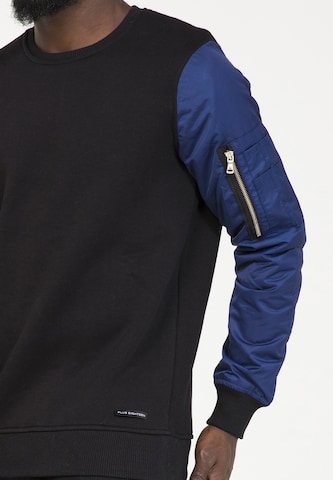 Sweat-shirt PLUS EIGHTEEN en bleu