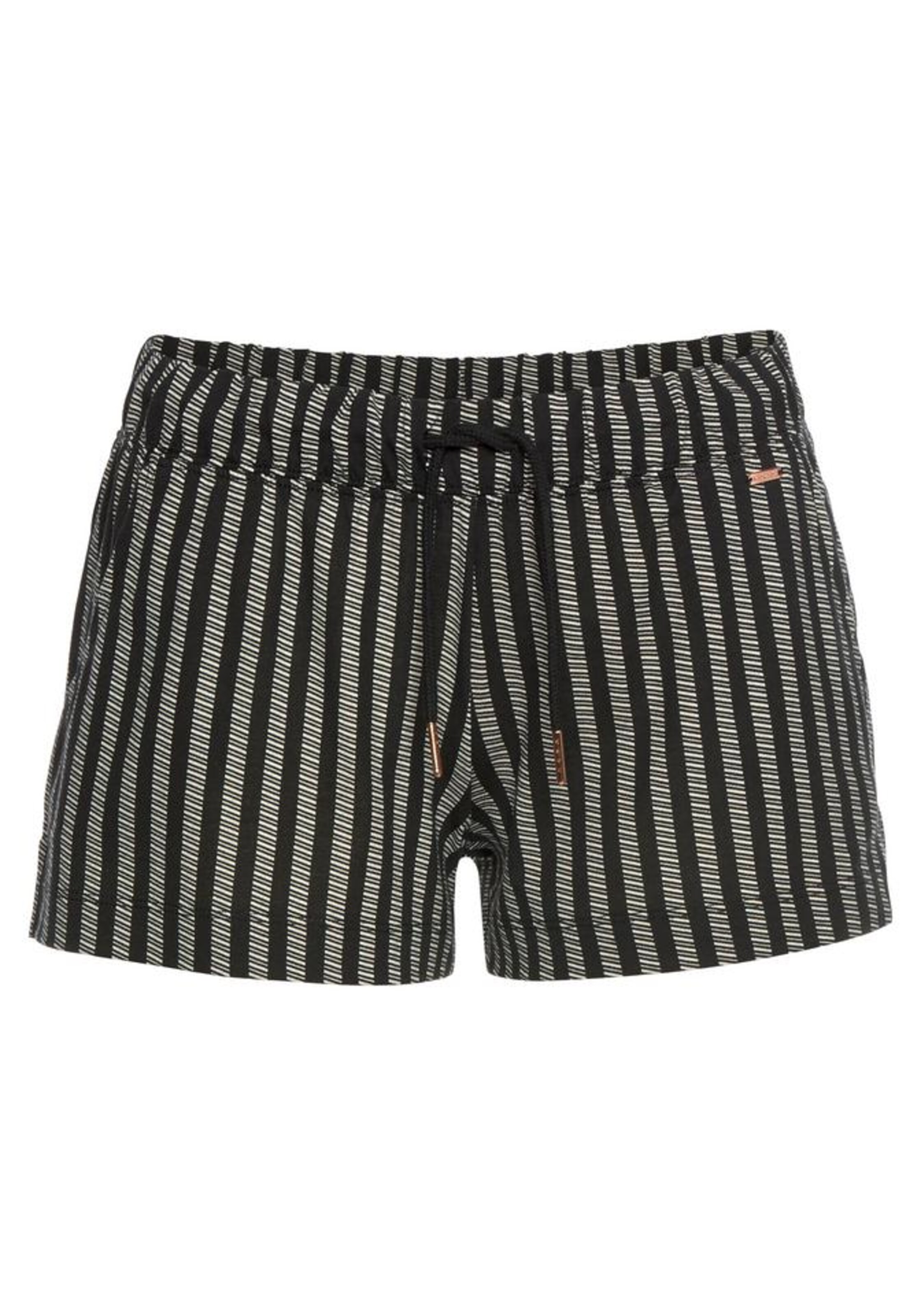 LASCANA - Schlafshorts in schwarz