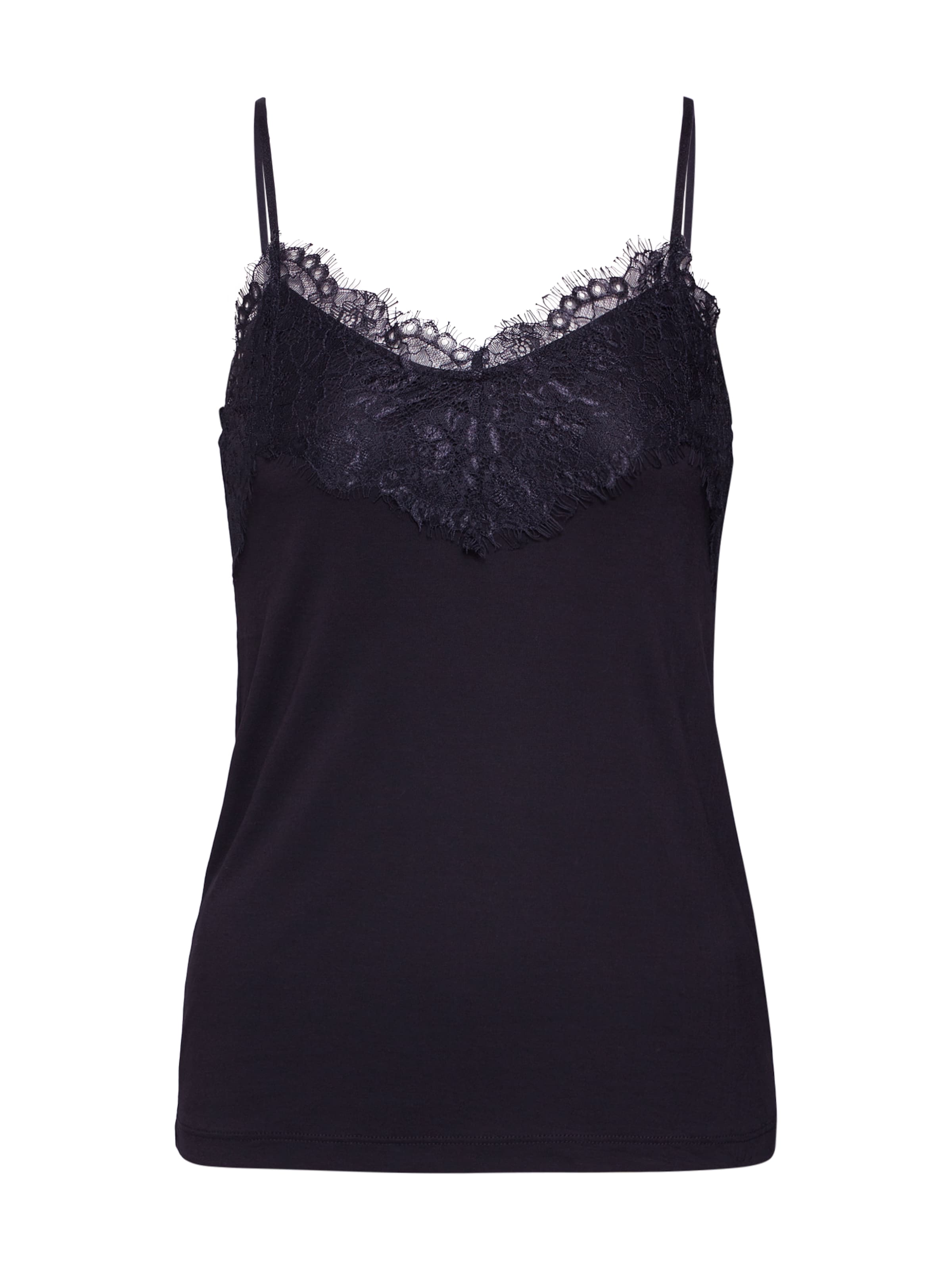 ICHI Top 'ICHLike' in Black: front