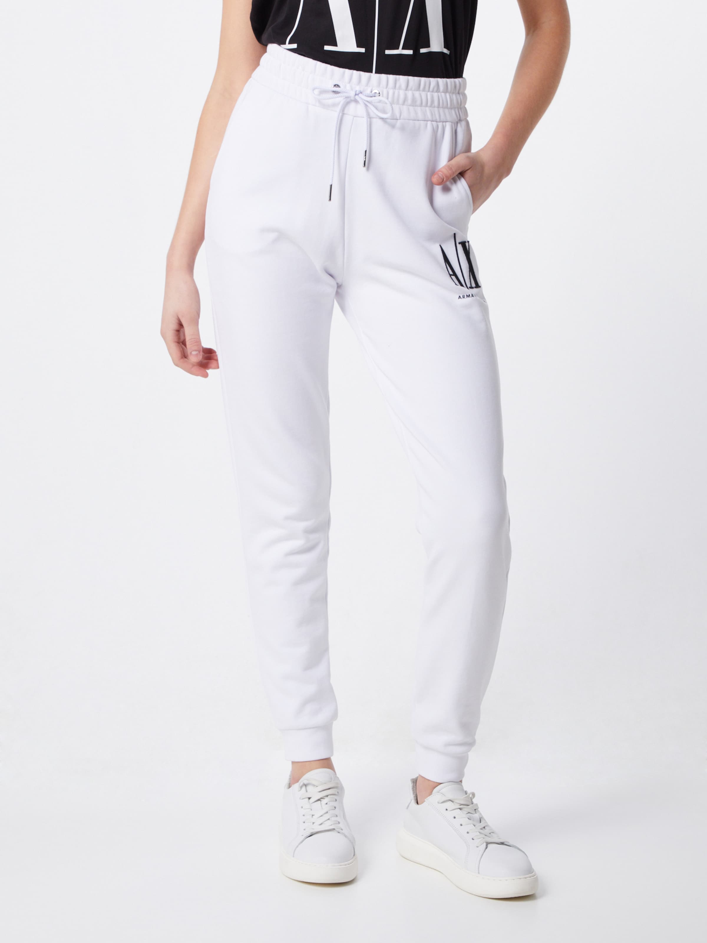 Pantaloni Abbigliamento ARMANI EXCHANGE Pantaloni 8NYPCX in Bianco 