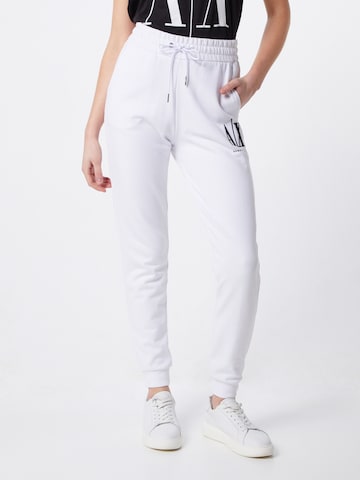 ARMANI EXCHANGE Tapered Trousers '8NYPCX' in White: front