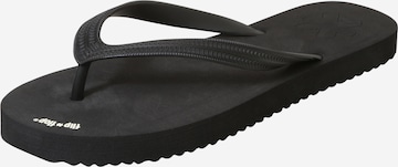 FLIP*FLOP T-Bar Sandals in Black: front