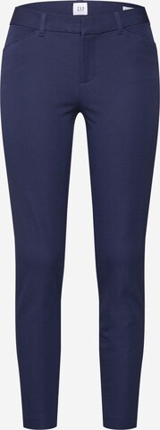 GAP Skinny Broek in Blauw: voorkant