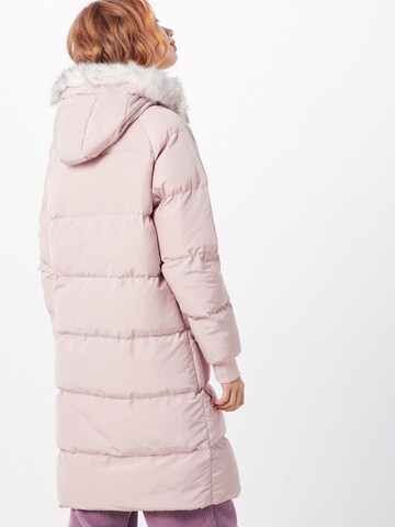 Superdry Zimný kabát - ružová: zadná strana