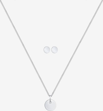 ELLI Sieraden set 'Geo' in Zilver