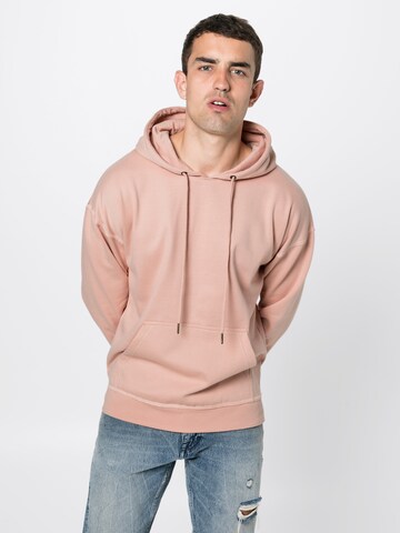 Sweat-shirt Urban Classics en rose : devant