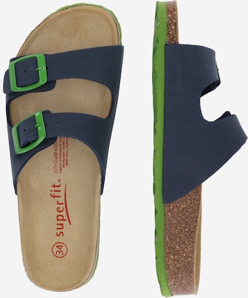 SUPERFIT Sandals & Slippers in Blue: side