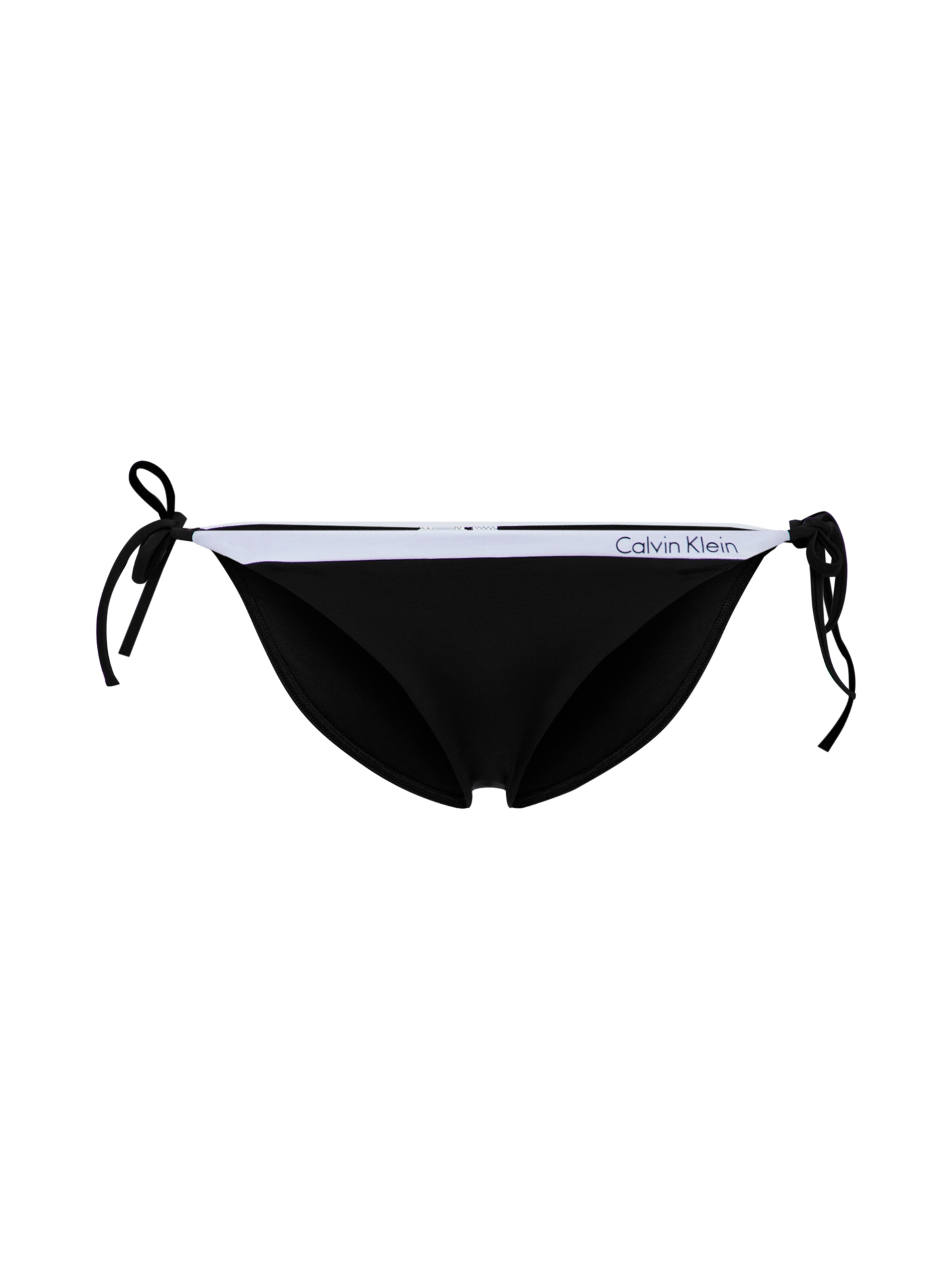 Calvin Klein Swimwear - Bikinihose 'STRING SIDE TIE' in schwarz
