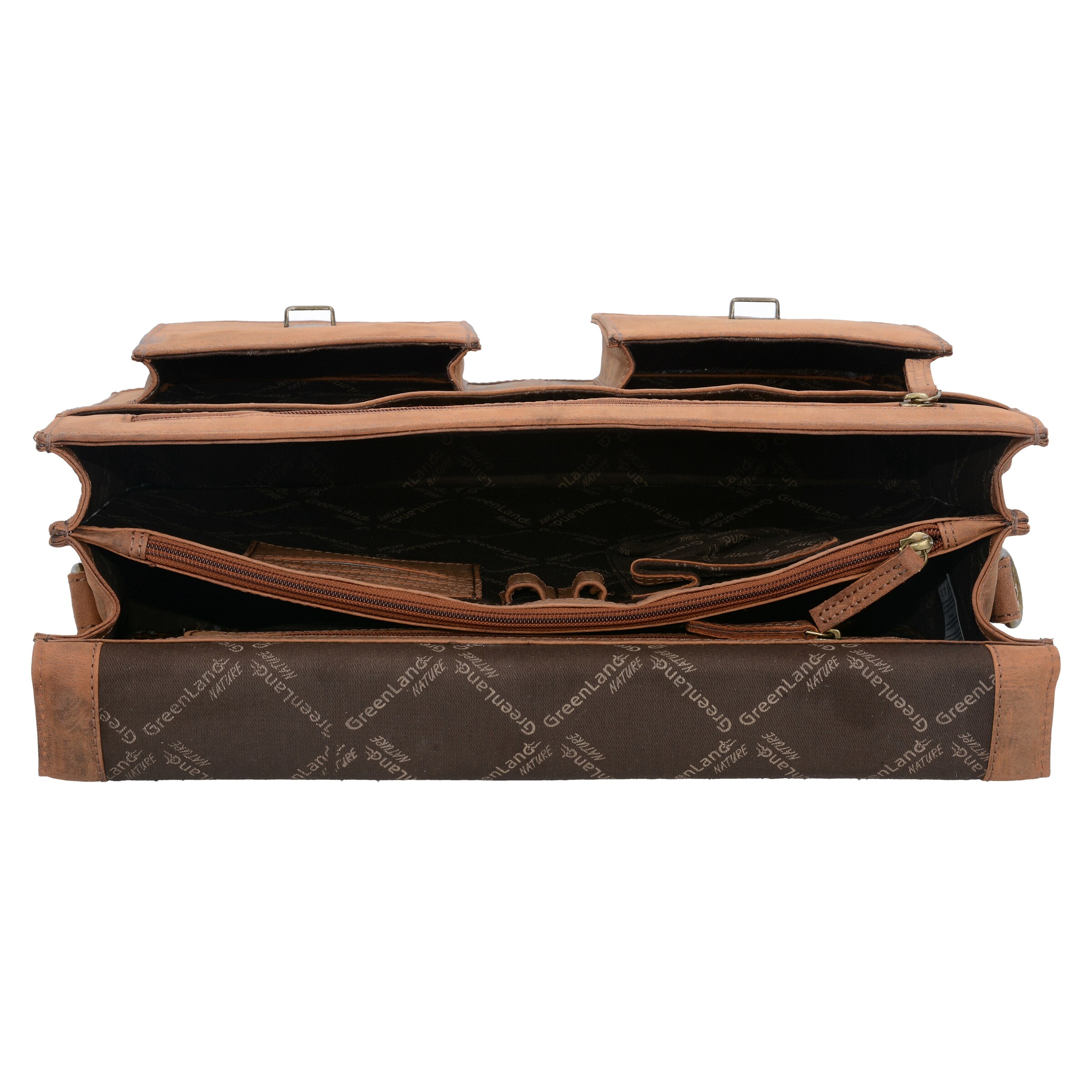 Sac à bandoulière 'Montenegro' Greenland Nature en marron