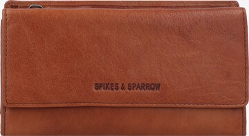 Spikes & Sparrow Portemonnee in Bruin: voorkant