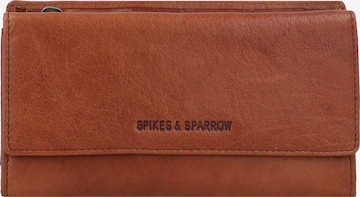 Spikes & Sparrow Portemonnaie in Braun: predná strana