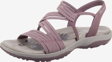 SKECHERS Hiking Sandals 'Reggae' in Purple: front