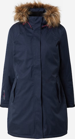 Manteau outdoor 'Ostfold' KILLTEC en bleu : devant