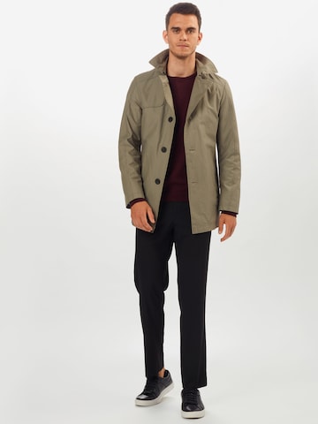BURTON MENSWEAR LONDON Slimfit Spodnie w kant w kolorze czarny
