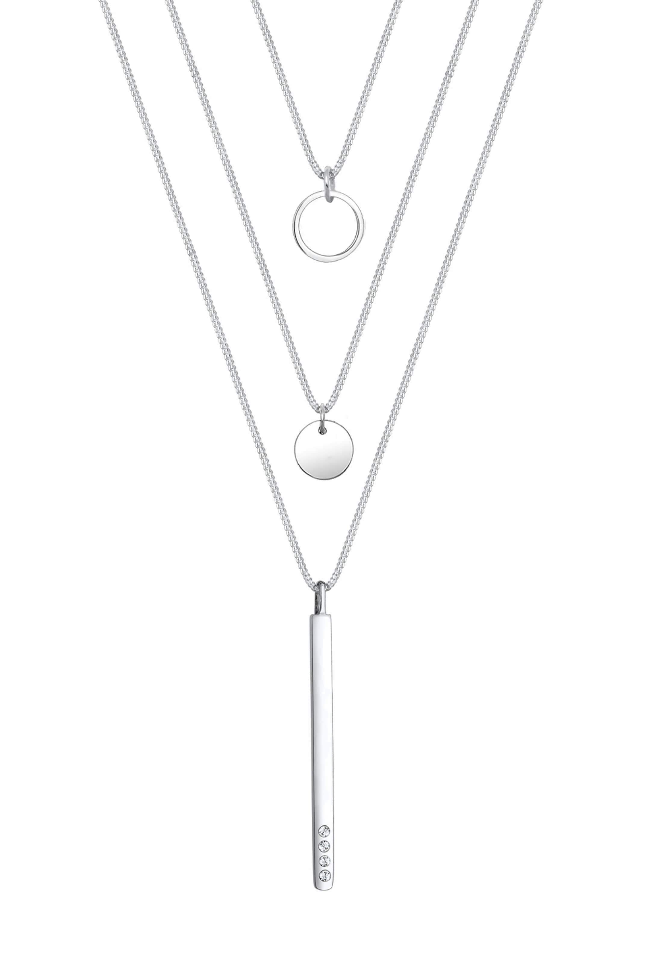 ELLI Halskette in Silber: Vorderseite