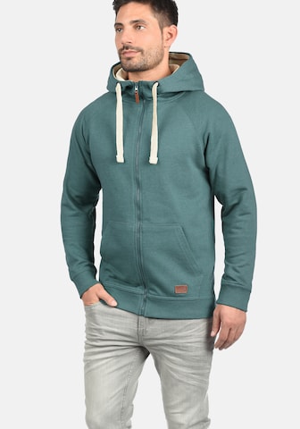 Giacca di felpa 'Speedy' di BLEND in verde: frontale