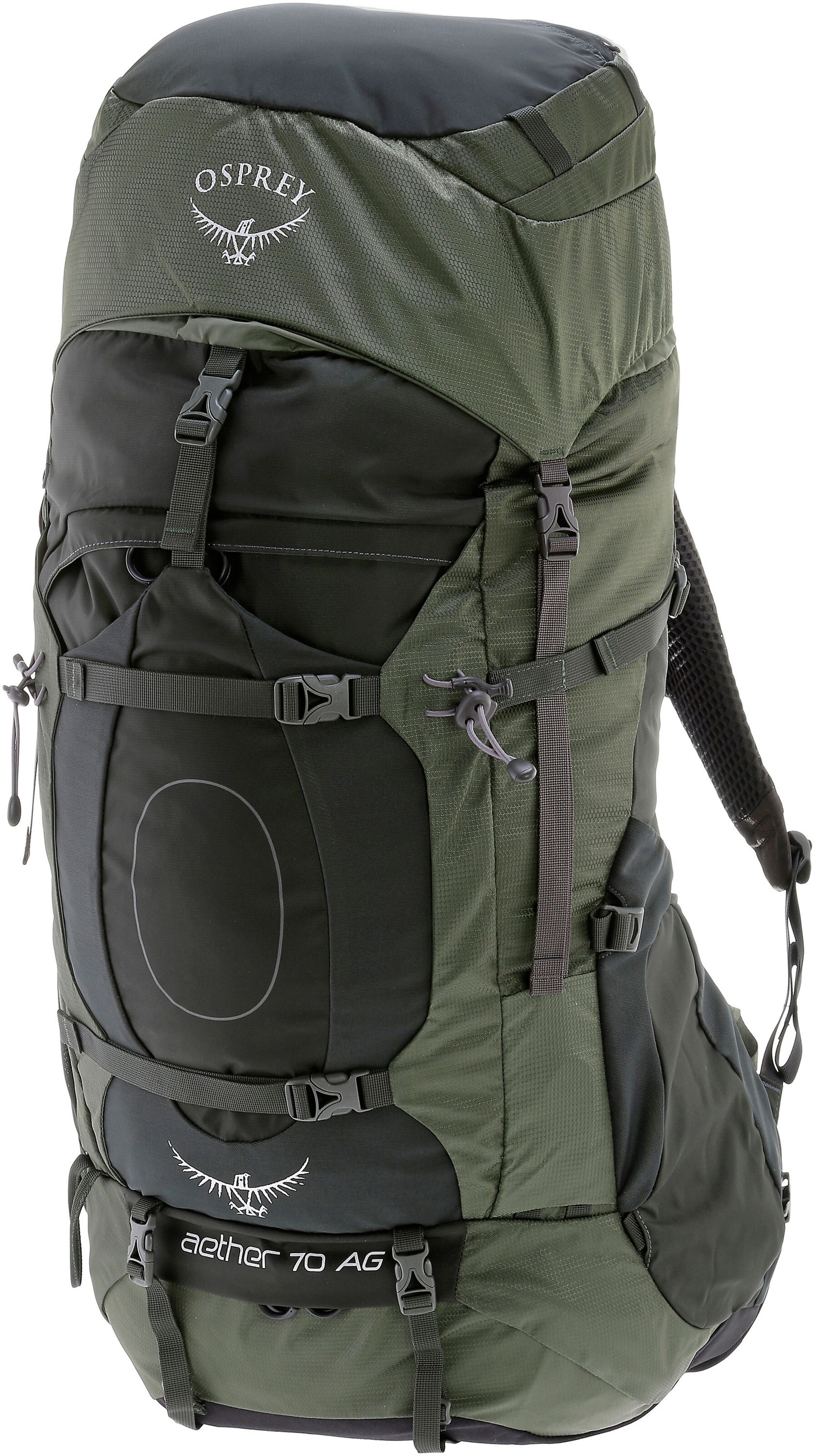 Osprey - 'Aether AG 70L' Trekkingrucksack in oliv