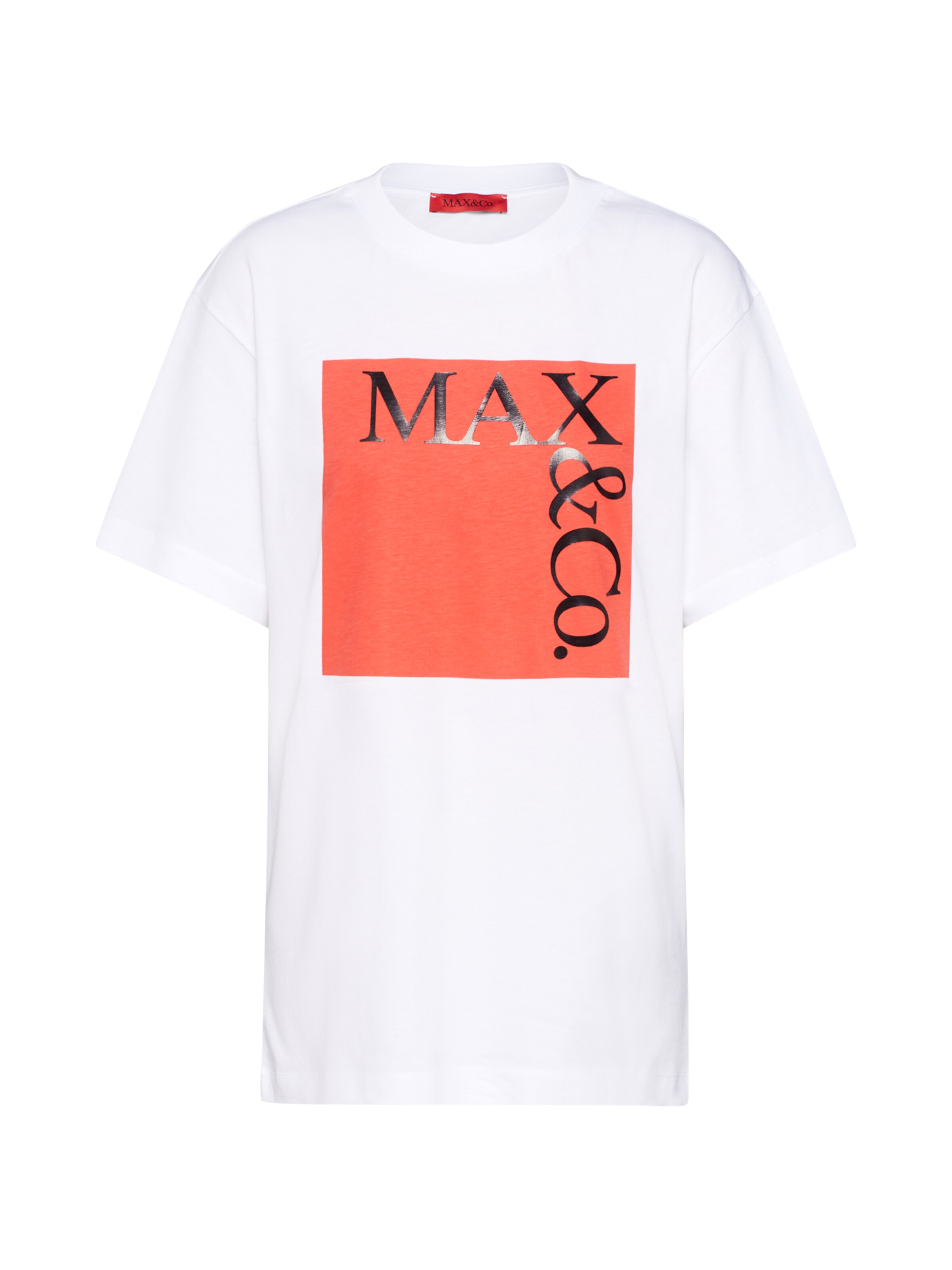 MAX&Co. - Shirt 'TEE' in de kleur Wit