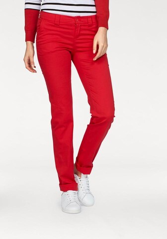 AJC Regular Chinohose in Rot: Vorderseite