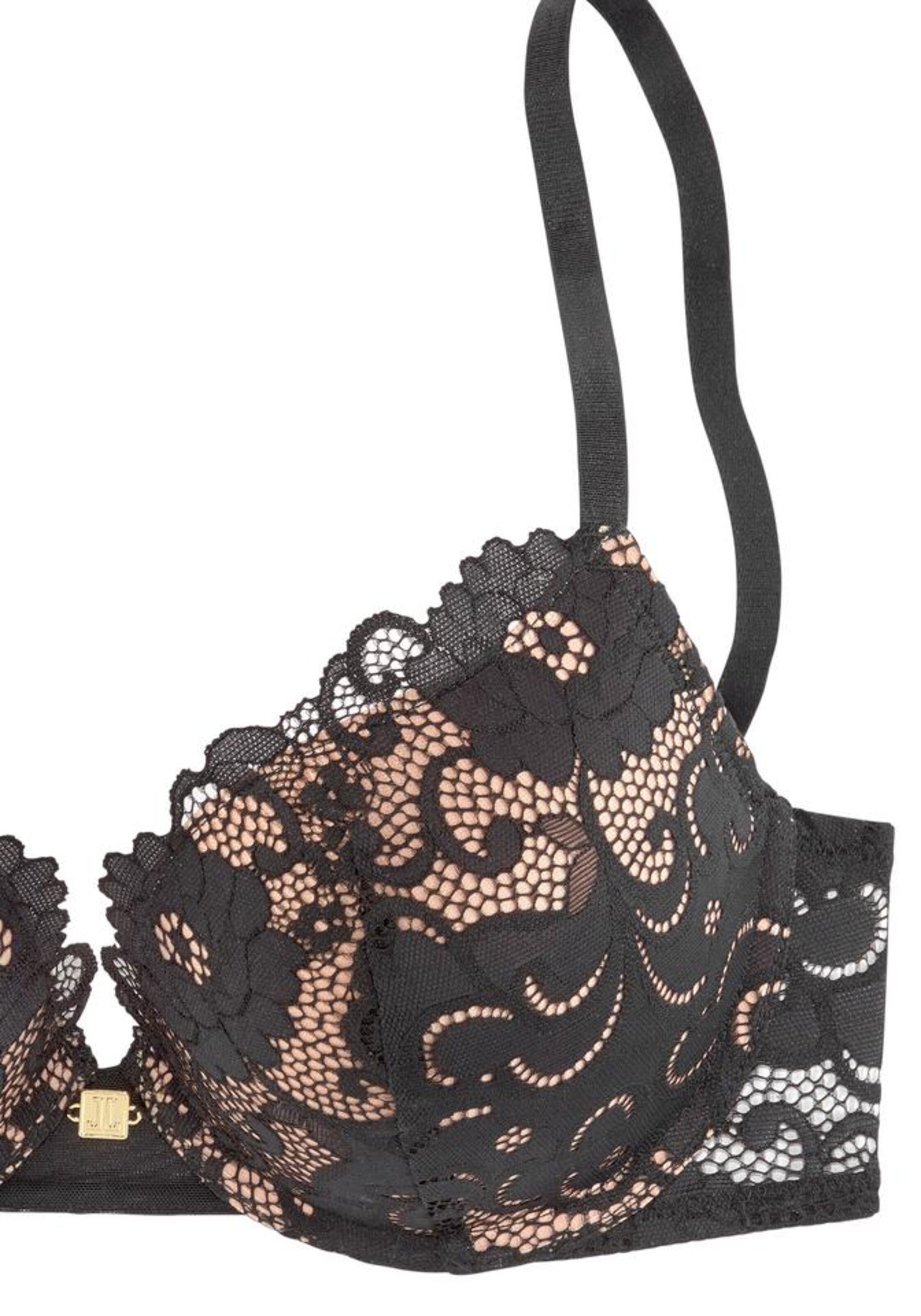 JETTE Push-up Bra in Black