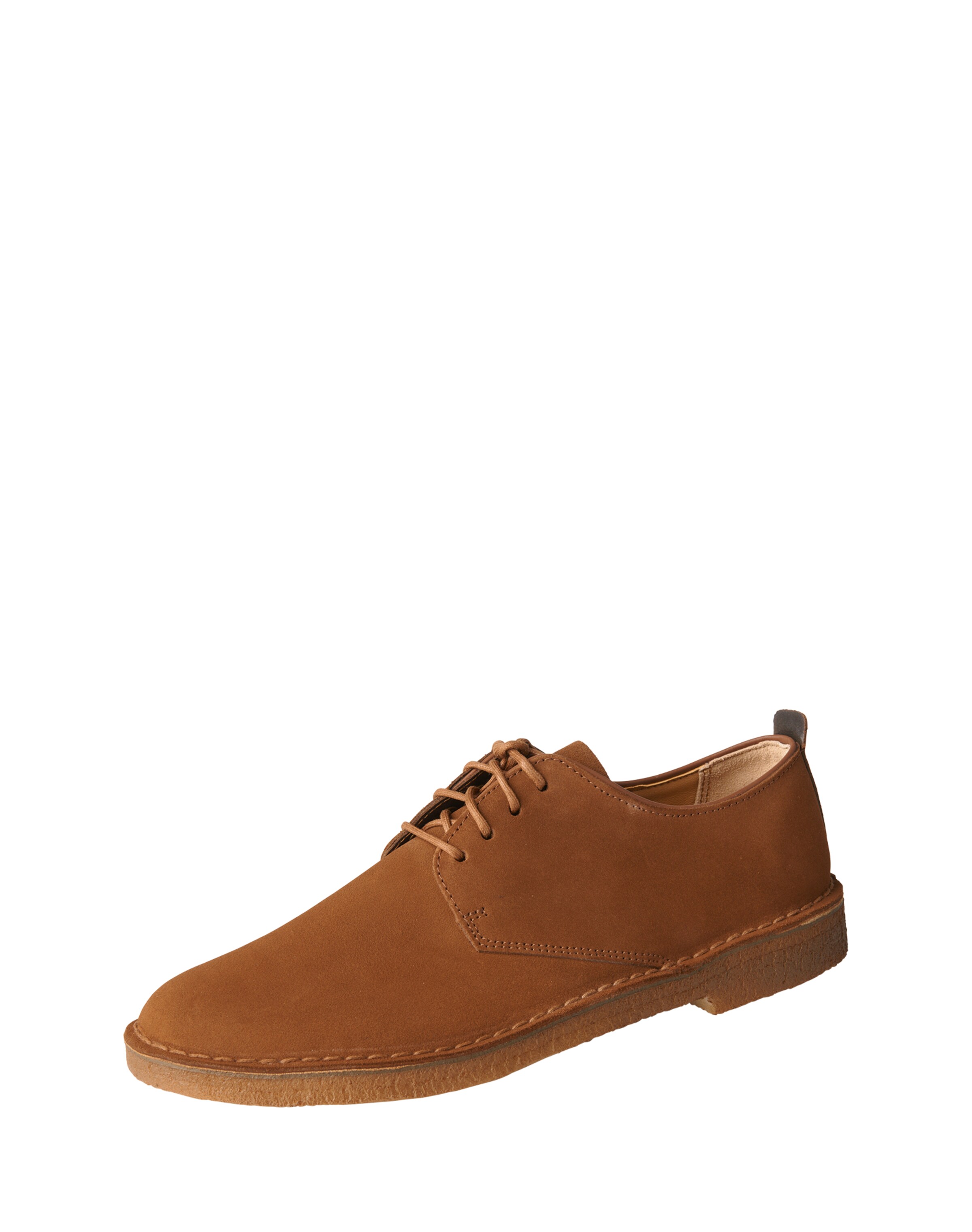 Clarks Originals - Veterschoen 'Desert London' in de kleur Cognac