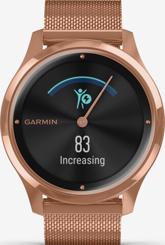 GARMIN Sports Watch 'Vivomove  Luxe' in Gold