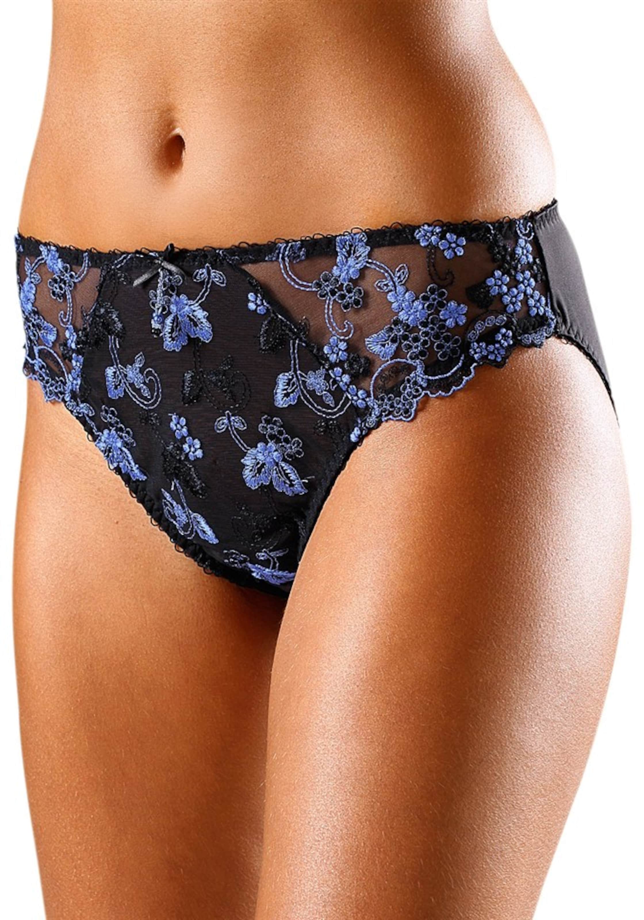 LASCANA Трусы-слипы в Черный: спереди