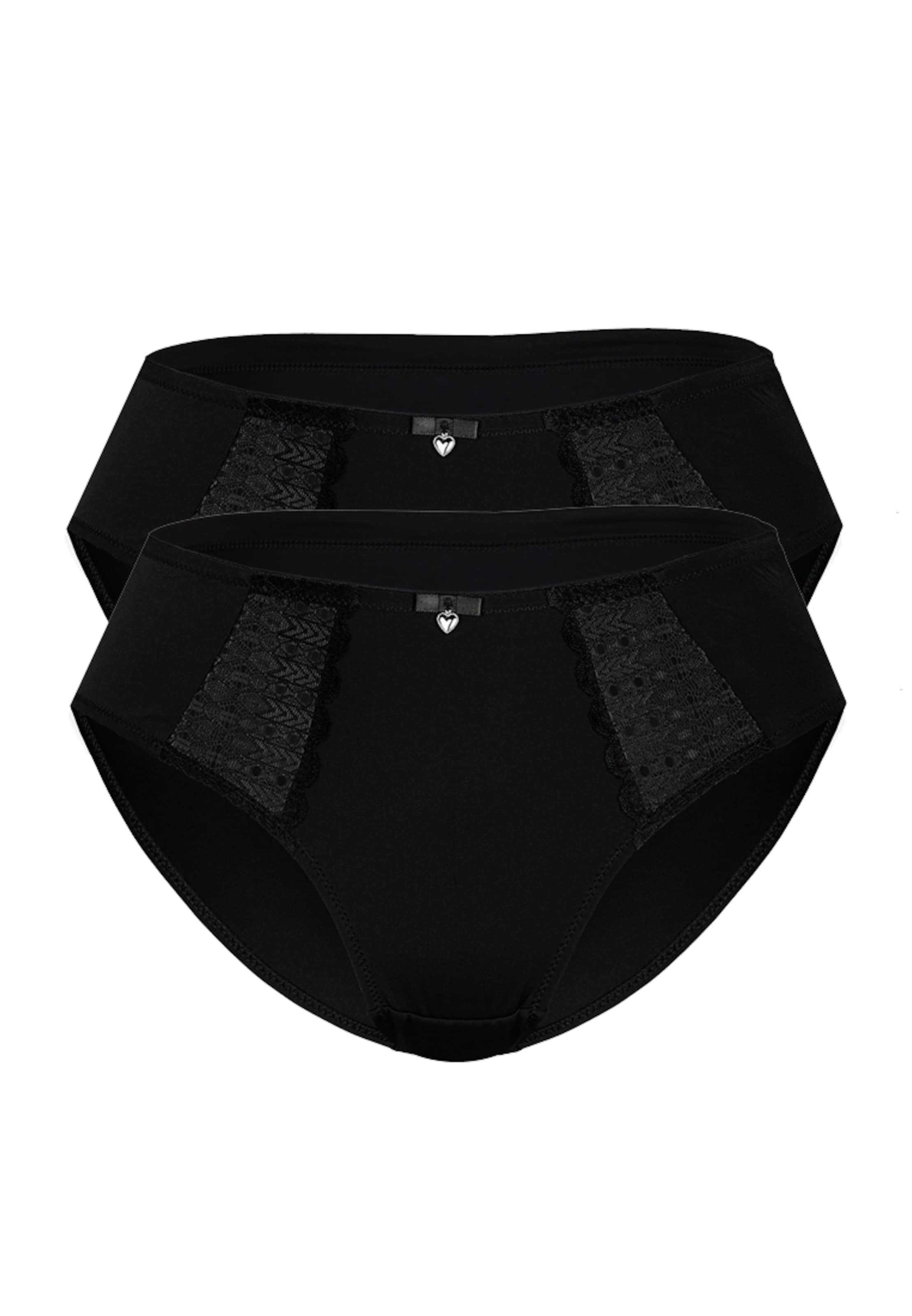 Slip 'LOVELY SECRET' sassa en noir : devant