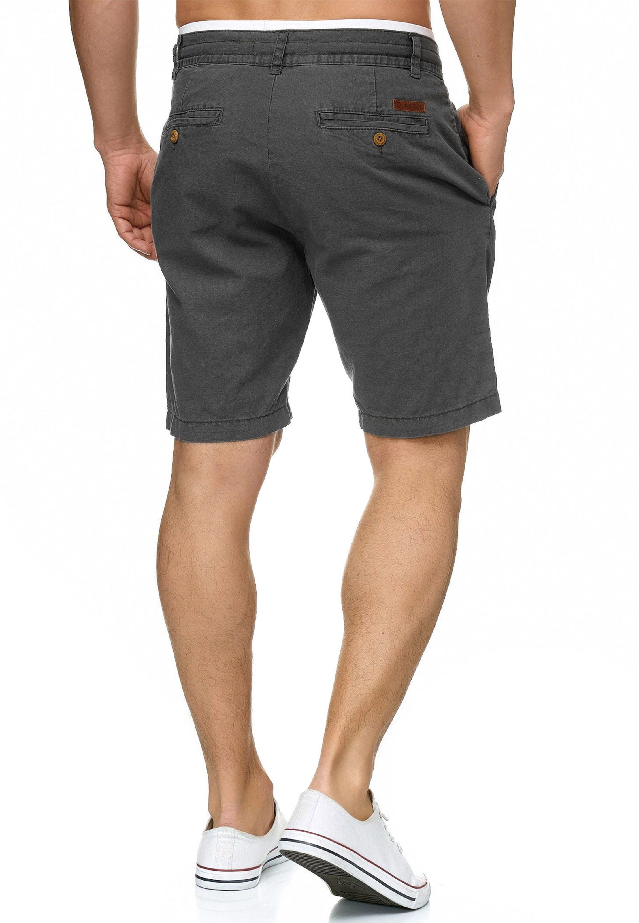 INDICODE JEANS Regular Broek 'Bowmanville' in Grijs