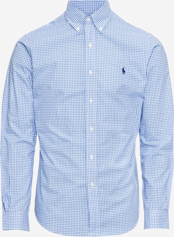 Polo Ralph Lauren Риза 'SL BD PPC SP-LONG SLEEVE-SPORT SHIRT' в синьо: отпред