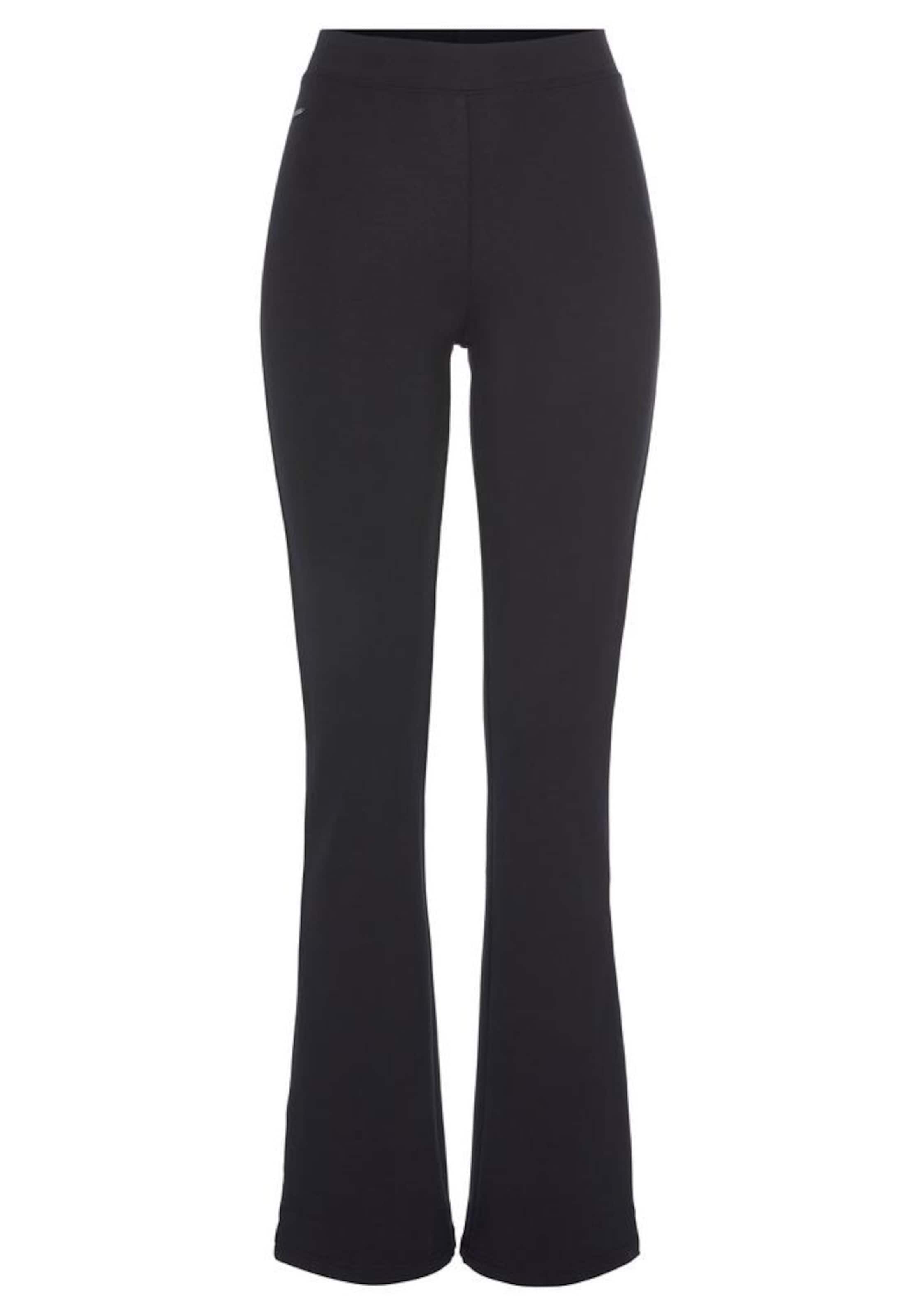 KangaROOS Flared Leggings in Black: front